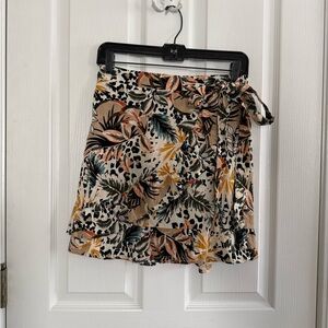Cato Floral/Animal Print Skort - SzXS - NWT